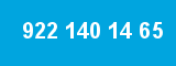 922 140 14 65 922 140 14 65